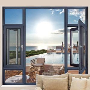 Wholesale DOLPHIN Aluminum Factory Window And Door Villas Prefab Houses Modern Tilt And Turn Window from china suppliers