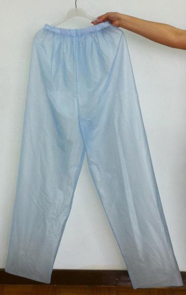 Non Toxic V Neck Disposable Patient Gowns With Tie Waist Blue / Green / White