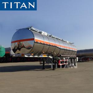 China stainless steel tanker | fuel tanker trailer for sale | 3 axle tanker trailers for sale price on sale