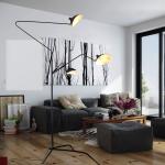 Loft Stand floor lamp For Living room Bar Studio Serge Mouille MCL Tripod