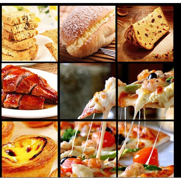 1 Layer 1 Deck 2 Tray Small Bakery Bread Single Deck Baking Oven 1220X820X530mm Size