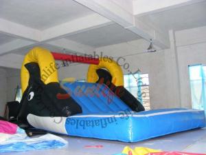 Wholesale Custom Kids Outdoor Inflatable Pool Water Slide For Rental Business from china suppliers