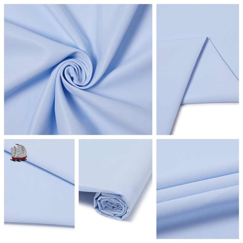 Balanced Cotton Poly Fabric C50T50 High Density Plain Shirt Fabric
