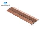 T6 Aluminium Stair Nosing Edge Trim , Aluminium Wood Effect Stair Edge Nosing