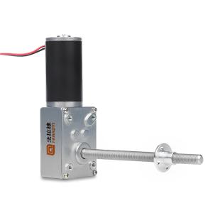 Wholesale Faradyi Hot Sale 12V 24V High Torque Dual Shaft Customized Shaft Long Lifespan DC Worm Gear Motor With Encoder from china suppliers