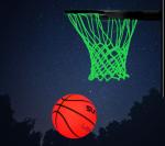 Fluorescent Green Indoor Basketball Net 43cm Nylon Basketball Net