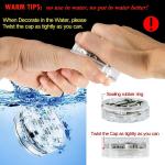 Rgb Submersible LED Lights Remote Controlled Bowl Shape 10 LEDs Type