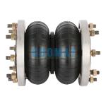 GUOMAT 2H250180 Double Convoluted Air Spring With Flange Ring Max. Diameter
