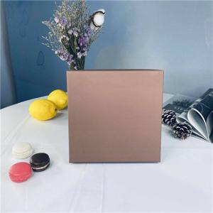 Wholesale Luxury Square Brown Portable Dessert Packaging Boxes from china suppliers