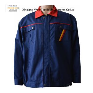 Wholesale Navy Blue Flame Retardant Arc proof Jacket Coat / Men And Women FR Factory Workwear For Machinery Industry from china suppliers