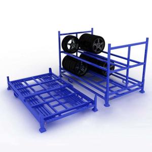 Wholesale Multi - Functional Powder Coated Surface Metal Pallet Shelving For Tyre Stacking from china suppliers
