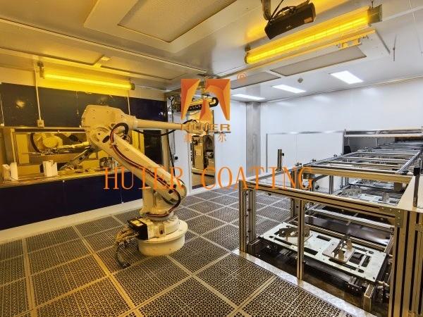 High Efficiency Electrostatic Powder Painting Line With Adaptive Spraying