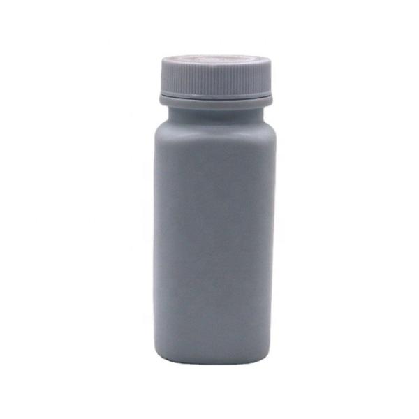120cc HDPE Square Drug Grade Plastic Pill Capsule Tablet Refillable Bottle for