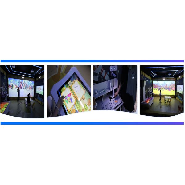 Magic AR Painting 3D Interactive Games Multi Channel Fusion Touch Table