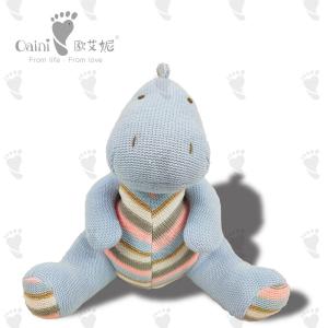 Wholesale Child Friendly Soft Plush Toy Stuffed Grey Dinosaur Plush 28 X 32cm from china suppliers