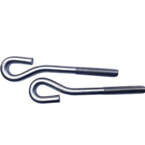 Wholesale DIN Standard Blackening Welding Embedded Parts 7-Shaped Anchor Bolt for High Strength from china suppliers