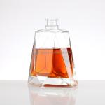 Super Flint Glass 500ml Clear Round Liquor Whisky Spirits Vodka Gin Rum Brandy
