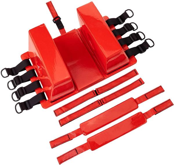 Folding Ambulance Stretcher Straps Belts Head Immobilizers Medical Kit First Aid