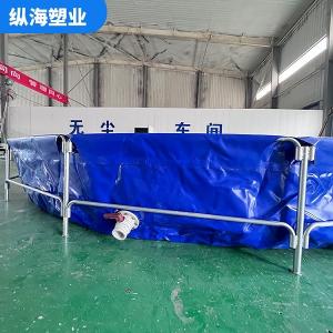 Wholesale PVC Foldable Fish Pond Lay Down Ground Fish Farming Pond 1000L -30000L from china suppliers