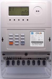 Wholesale Lightening Protection STS Prepaid Meters , Backlit LCD 3 Phase Kwh Meter from china suppliers