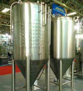 China Pub / Beer Bar Large Home Brewing Systems Beer Fermentation Tank Jacketed Conical on sale