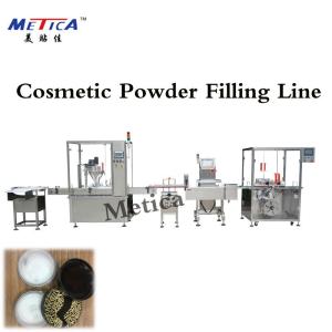 Wholesale Cosmetic Powder Bottling Production Line PLC Control 0.8MPa Air Supply from china suppliers