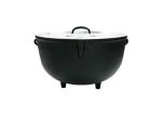 OEM ODM Cast Iron Dutch Oven With Wooden Lid ISO9005 SGS
