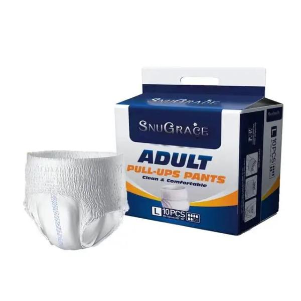 ISO CE Certified Ultra Thick Disposable Incontinence Underwear for Elderly