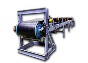 Wholesale Rubber Belt Conveyor Machine , Troughed Belt Conveyor Carbon Steel Material from china suppliers