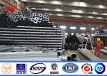 35FT 127-248mm Tubular Steel Poles 2.75 / 3mm Thick Hot Dip Galvanized