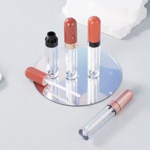 Wholesale Plastic round 4.5ml lip glaze tube electroplating ring color can be customized from china suppliers