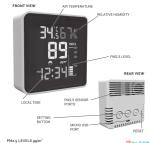 500ug/M3 Air Quality Meter Accurate Pm2 5 Air Quality Monitor With Humidity