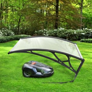 Stable Base PC Transparent 103cm Robot Mower Garage