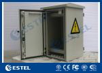 6U Double Wall Pole Mount Enclosure , 19 Inch Rack Cabinet Anti-Rust Paint