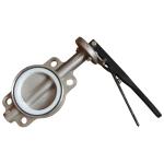 Integral Gluing Wafer Type Butterfly Valve Precise Geometric Size Reliable