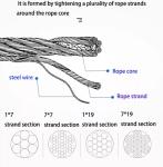 High Tensile Strength Flexible Animal Enclosure 316 Stainless Steel Wire Rope