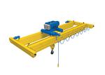 Industrial Double Girder Overhead Bridge Crane With Wire Rope Hoist