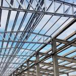 Modern Prefab Steel Warehouse Buildings , High Rigidity Steel Frame Industrial
