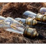 Dimmable 4W 6W 8W E27 LED ST64 Filament Bulb light Vintage Glass lamp home