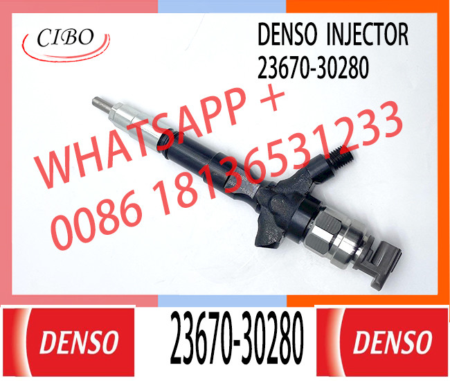 Diesel Fuel Common Rail Injector 23670-39310 23670-30280 095000-7781 Injector Assy 2KD-FTV For Toyota Hilux 2.5d