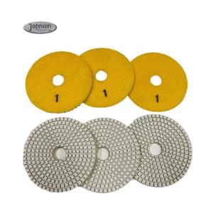 Wholesale 100mm 3 Step Granite Polishing Pads, Dry Polishing Pads For Ceramic from china suppliers