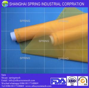 Wholesale Screen printing mesh supply/59T Yellow or White/Screen printing mesh from china suppliers