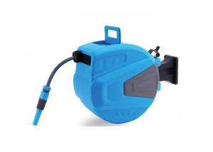 Wholesale Auto Wind Self Retracting Water Hose Reel , Blue Commercial Garden Hose Reel from china suppliers