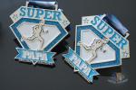 Custom Virtual Marathon Sport Metal Award Medals Glitter Color Medallion With