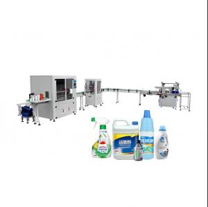 China Automatic High-Efficiency Professional 12 Head Disinfection Water/84 Disinfectant Spray Bottle Liquid Filling Machine on sale