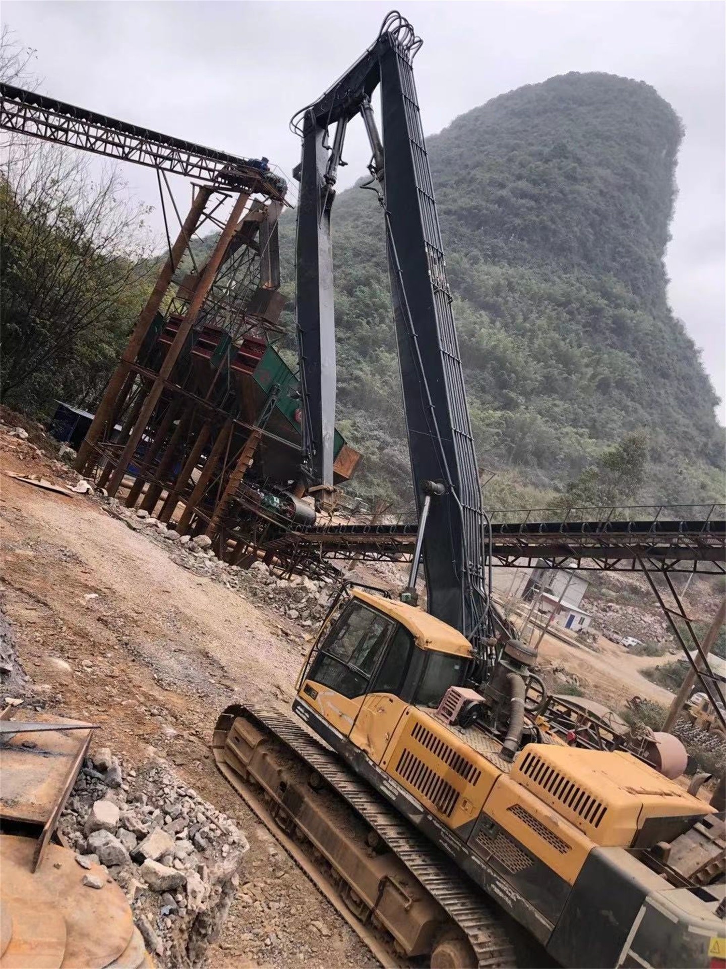High Reach Excavator Boom Arm Max Load 0.5 Fits Different Brands