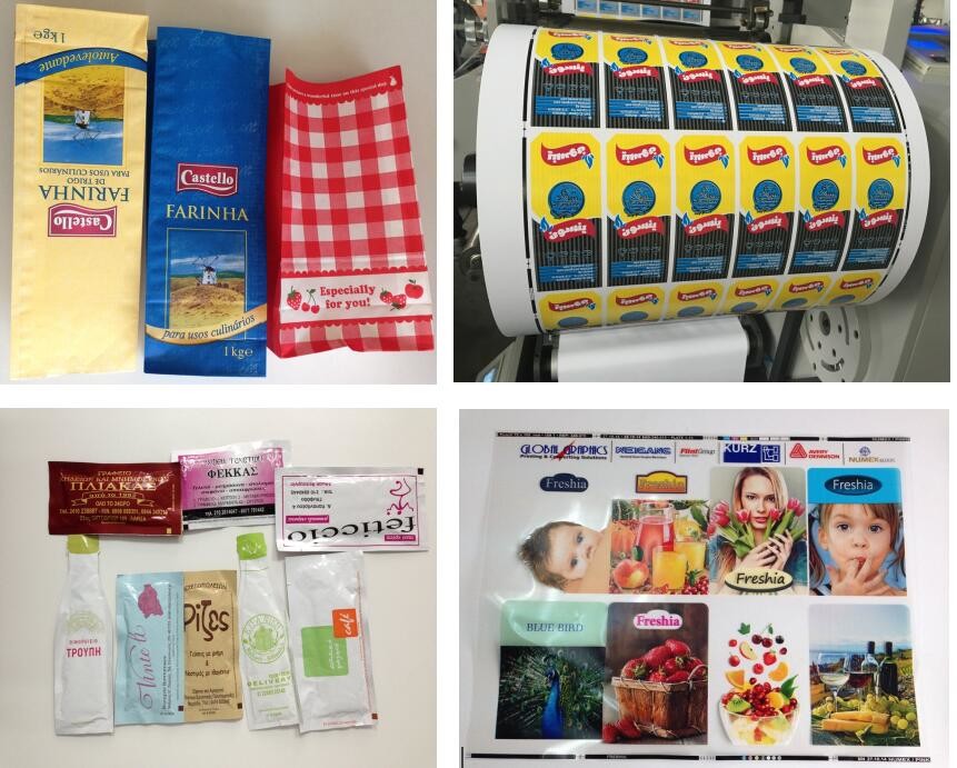 Flexo Sticky Label Printing Machine Aluminum Paper Printing Press Machine