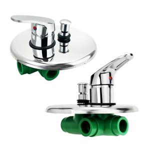Wholesale Tubomart Bathroom shower PPR valve Shower tap ppr tap ppr pipe fitting factory OEM fitting mixer shower from china suppliers