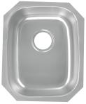 Home Use 16 Gauge Single Bowl Kitchen Sink Quiet Easy Installation