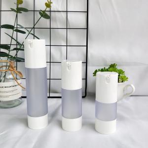 Wholesale 15 30 50ml matte type U shape airless cream bottle from china suppliers